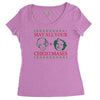 golden christmas Women's Triblend Scoop T-shirt