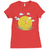 partly cloudy Ladies Fitted T-Shirt