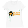 say no to scurvy Ladies Fitted T-Shirt