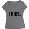 i ride Women's Triblend Scoop T-shirt