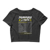 January Girl Facts Capricorn Crop Top