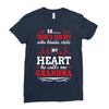 There's This Boy Who Stole My Heart He Calls Me Grandma Ladies Fitted T-Shirt