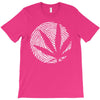 cannabis fingerprinting (white) T-Shirt