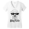 pog life Women's V-Neck T-Shirt