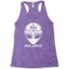 alien believe Racerback Tank