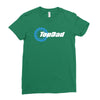 top dad mens funny novelty Ladies Fitted T-Shirt
