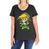 blowing bits Ladies Curvy T-Shirt
