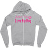 love me, love my dog Zipper Hoodie