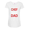 awesome chef dad Maternity Scoop Neck T-shirt