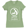 new dad game over, baby daddy parent Ladies Fitted T-Shirt