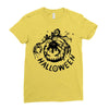 halloween Ladies Fitted T-Shirt