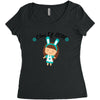 class o f 2018 cool girl Women's Triblend Scoop T-shirt