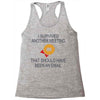 i survived another meeting rectangle Racerback Tank