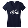 player football Women's V-Neck T-Shirt