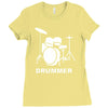 drummer Ladies Fitted T-Shirt
