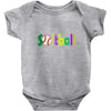 softball neon rhinestud Baby Onesie