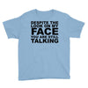 rude slogan Youth Tee