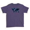World Map Design Youth Tee
