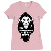 funny lion king Ladies Fitted T-Shirt