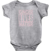 ginger lives matte Baby Bodysuit