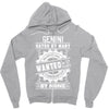 Gemini Hated By Many Wanted By Plenty Zipper Hoodie