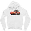 red car Zipper Hoodie