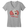 ugly pennywise Women's V-Neck T-Shirt