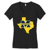 texas for michigan Women's V-Neck T-Shirt