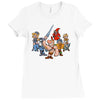 masters of the grimverse Ladies Fitted T-Shirt