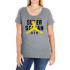 Super Saiyan Air Ladies Curvy T-Shirt