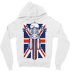 british biker Zipper Hoodie