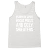 pumpkin spice hocus pocus and cozy sweaters Tank Top
