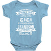 Super Cool Gigi Of A Freaking Awesome Grandson Baby Onesie