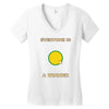 everyone is a winner Women's V-Neck T-Shirt
