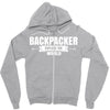 Backpacker Explore The World Zipper Hoodie