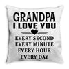 I Love You Grandpa Throw Pillow