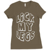lick my legs Ladies Fitted T-Shirt