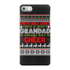 santa only comes once a year grandad is always here to cheer iPhone 7 Case