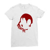 deadpool face Ladies Fitted T-Shirt