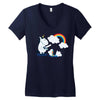 rainbow Women's V-Neck T-Shirt