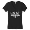 United States Ussf Space Force Women's V-Neck T-Shirt