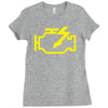 check engine light Ladies Fitted T-Shirt