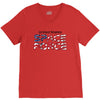 United States Space Force American Flag V-Neck Tee
