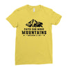 Faith Can Move Mountains Ladies Fitted T-Shirt