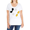 Creating a Little Disney Magic Character Ladies Curvy T-Shirt