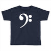 bass cleff funny Toddler T-shirt