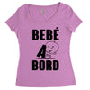 bebe a bord Women's Triblend Scoop T-shirt