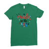 4th of July Ladies Fitted T-Shirt