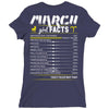 March Girl Facts Aries Ladies Fitted T-Shirt