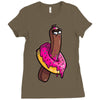 stickers Ladies Fitted T-Shirt